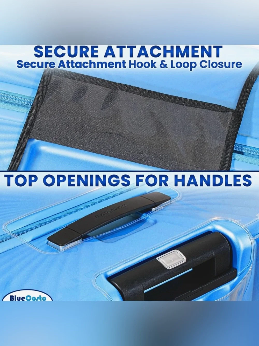 24” Suitcase Clear Protective Cover